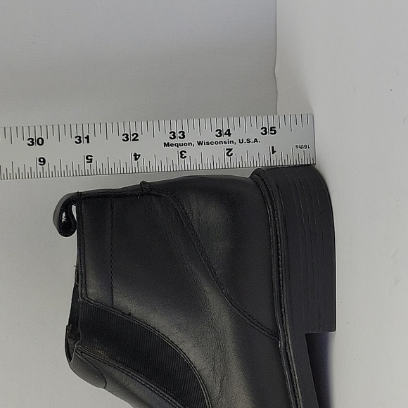 Nunn Bush Slip On Ankle Boots Black Size 9 - Picture 12 of 13